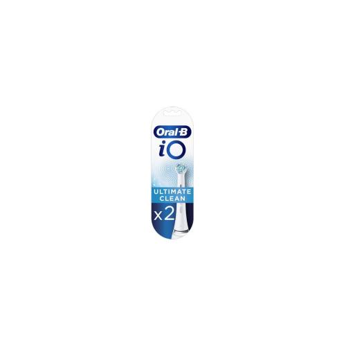 ORAL-B iO Ultimate Clean White Ανταλλακτικές Κεφαλές Για Ηλεκτρική Οδοντόβουρτσα 2pcs