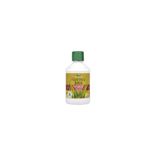 OPTIMA NATURALS Bio-Active Aloe Vera Juice Cranberry 500ml
