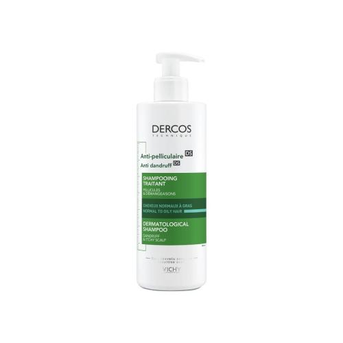 VICHY Dercos Anti - Dandruff Shampoo Normal-oily Hair Pump Shampoo 390ml