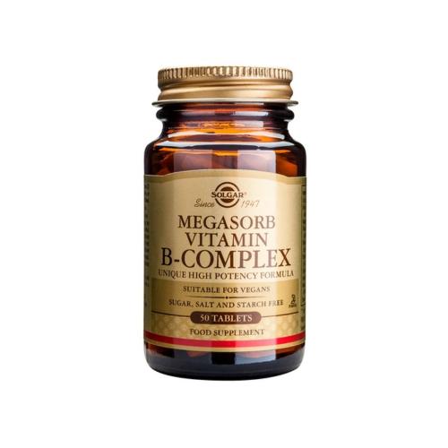 SOLGAR Megasorb Vitamin B-Complex 50tabs