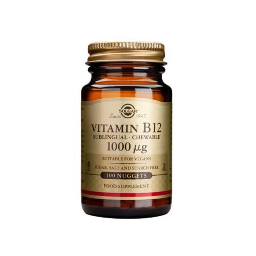 SOLGAR Vitamin B12 1000mg 100nuggets
