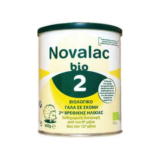 NOVALAC Γάλα σε Σκόνη Bio 2 6m+ 400gr
