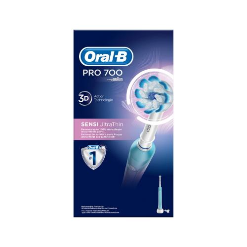 ORAL-B Pro 700 Sensi Ultrathin Ηλεκτρική Οδοντόβουρτσα με Χρονομετρητή
