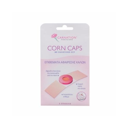 CARNATION Corn Caps Επιθέματα Αφαίρεσης Κάλων με Σαλικυλικό Οξύ 5pcs