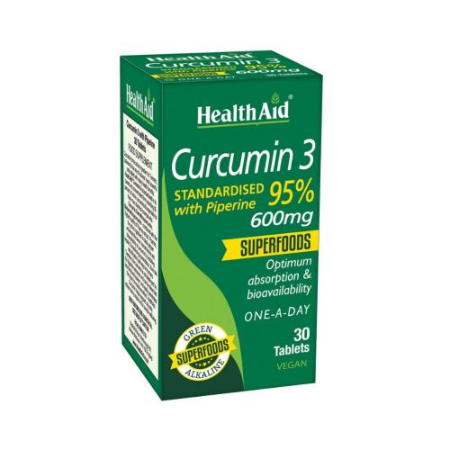 HEALTH AID Curcumin 3 600mg 30tabs