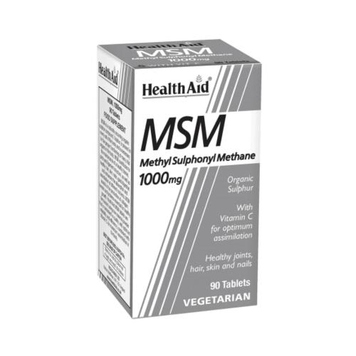 HEALTH AID MSM 1000mg Vegetarian 90tabs