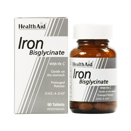 HEALTH AID Iron Bisglycinate 30mg 90tabs