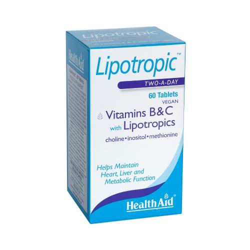HEALTH AID Lipotropics with Vitamins B & C 60tabs