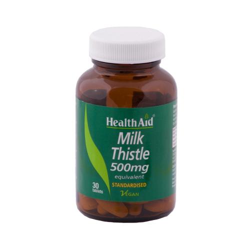 HEALTH AID Milk Thistle Extract 500mg 30tabs