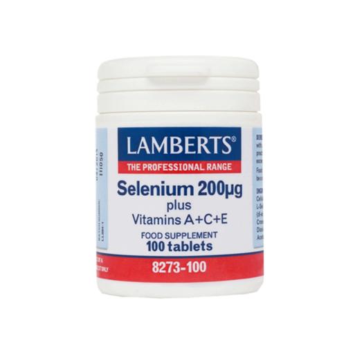 LAMBERTS Selenium 200μg plus A+C+E 100tabs