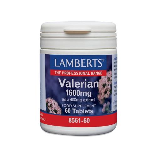 LAMBERTS Valerian 1600mg 60tabs