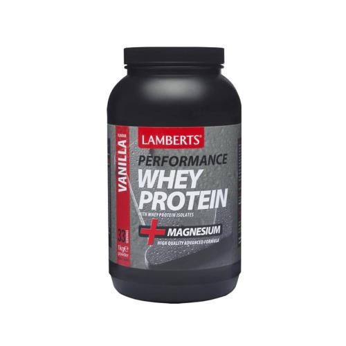 LAMBERTS Performance Whey Protein & Magnesium 1000gr Vanilia