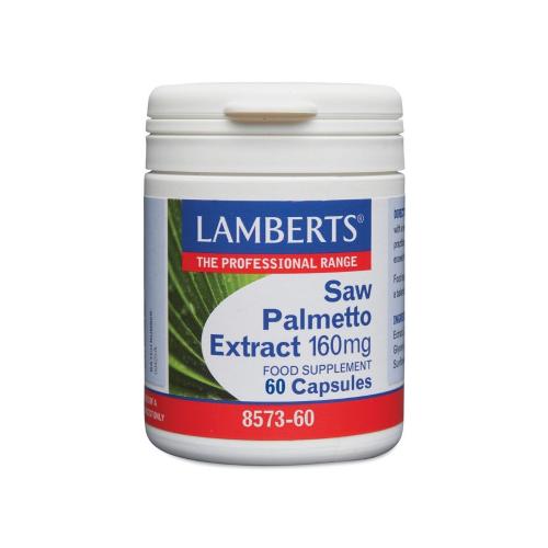 LAMBERTS Saw Palmetto 160mg 60caps Unflavoured