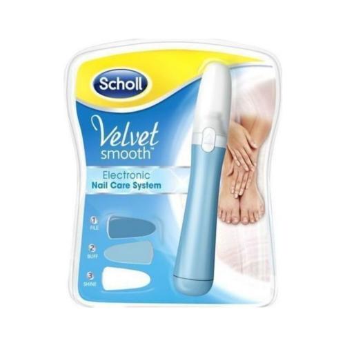 SCHOLL Velvet Smooth Electronic Nail Care System Ηλεκτρική Λίμα Ποδιών 1pc