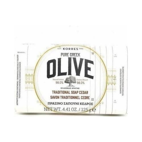KORRES Cedar Pure Greek Olive Tradional Soap 125gr