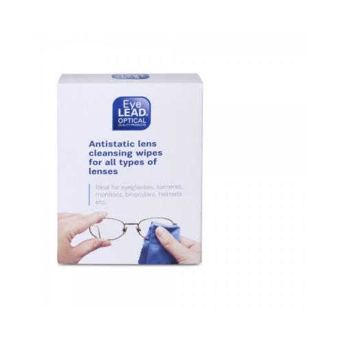 EYELEAD Antistatic Lens Cleansing Wipes for All Types of Lenses 10pcs
