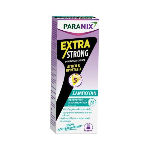 PARANIX Extra Strong Αγωγή & Προστασία Σαμπουάν 200ml