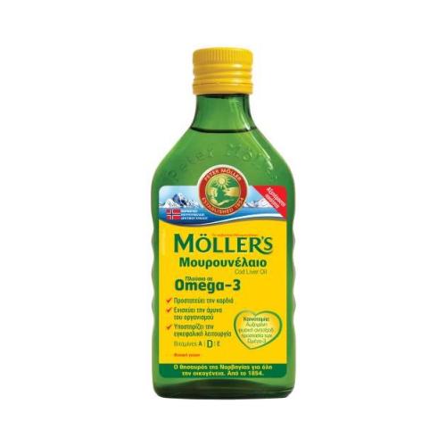 MOLLER'S Μουρουνέλαιο Cod Liver Oil 250ml Natural