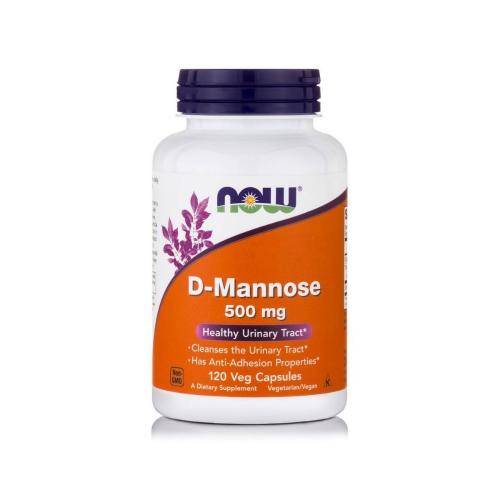 NOW FOODS D Mannose 500mg 120caps
