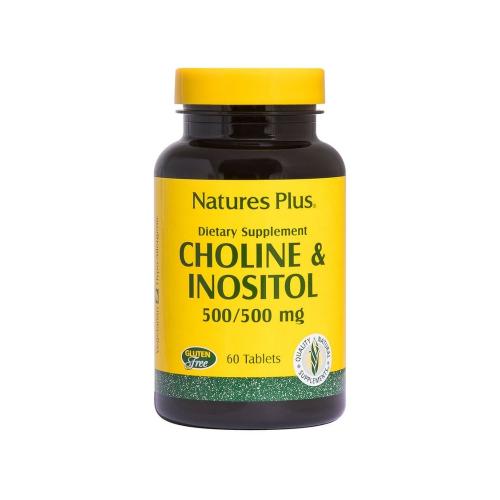 NATURE'S PLUS Choline & Inositol 500mg 60tabs
