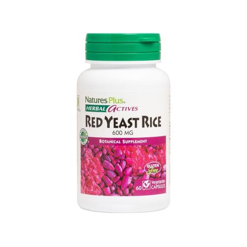 NATURE'S PLUS Herbal Actives Red Yeast Rice 60vegicaps