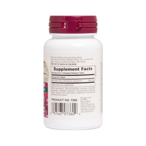 NATURE'S PLUS Herbal Actives Plus Red Yeast Rice Extended Release 30vegicaps