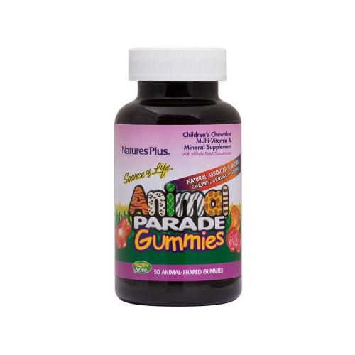 NATURE'S PLUS Animal Parade Gummies Assorted Flavors 50nuggets
